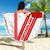 Switzerland Flag Beach Blanket Swiss Map Red-White Distressed - Wonder Print Shop