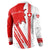 Switzerland Flag Button Sweatshirt Swiss Map Red-White Distressed - Wonder Print Shop