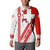 Switzerland Flag Button Sweatshirt Swiss Map Red-White Distressed - Wonder Print Shop