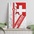 Switzerland Flag Canvas Wall Art Swiss Map Red-White Distressed - Wonder Print Shop