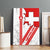 Switzerland Flag Canvas Wall Art Swiss Map Red-White Distressed - Wonder Print Shop