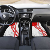 Switzerland Flag Car Mats Swiss Map Red-White Distressed - Wonder Print Shop