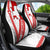 Switzerland Flag Car Seat Cover Swiss Map Red-White Distressed - Wonder Print Shop