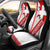 Switzerland Flag Car Seat Cover Swiss Map Red-White Distressed - Wonder Print Shop