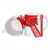 Switzerland Flag Ceramic Mug Swiss Map Red-White Distressed - Wonder Print Shop
