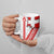 Switzerland Flag Ceramic Mug Swiss Map Red-White Distressed - Wonder Print Shop