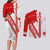 Switzerland Flag Couples Matching Long Sleeve Bodycon Dress and Long Sleeve Button Shirt Swiss Map Red-White Distressed - Wonder Print Shop