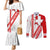 Switzerland Flag Couples Matching Mermaid Dress and Long Sleeve Button Shirt Swiss Map Red-White Distressed - Wonder Print Shop