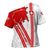 Switzerland Flag Cross Shoulder Shirt Swiss Map Red-White Distressed - Wonder Print Shop