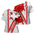 Switzerland Flag Cross Shoulder Shirt Swiss Map Red-White Distressed - Wonder Print Shop