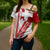 Switzerland Flag Cross Shoulder Shirt Swiss Map Red-White Distressed - Wonder Print Shop