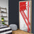 Switzerland Flag Door Cover Swiss Map Red-White Distressed - Wonder Print Shop