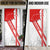 Switzerland Flag Door Cover Swiss Map Red-White Distressed - Wonder Print Shop