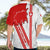 Switzerland Flag Hawaiian Shirt Swiss Map Red-White Distressed - Wonder Print Shop
