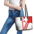 Switzerland Flag Leather Tote Bag Swiss Map Red-White Distressed - Wonder Print Shop
