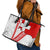 Switzerland Flag Leather Tote Bag Swiss Map Red-White Distressed - Wonder Print Shop