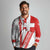 Switzerland Flag Long Sleeve Polo Shirt Swiss Map Red-White Distressed - Wonder Print Shop