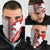 Switzerland Flag Neck Gaiter Swiss Map Red-White Distressed TS04