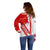 Switzerland Flag Off Shoulder Sweater Swiss Map Red-White Distressed - Wonder Print Shop
