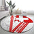 Switzerland Flag Round Carpet Swiss Map Red-White Distressed - Wonder Print Shop