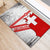 Switzerland Flag Rubber Doormat Swiss Map Red-White Distressed - Wonder Print Shop