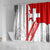 Switzerland Flag Shower Curtain Swiss Map Red-White Distressed - Wonder Print Shop