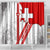 Switzerland Flag Shower Curtain Swiss Map Red-White Distressed - Wonder Print Shop