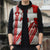 Switzerland Flag Sleeveless Puffer Jacket Swiss Map Red-White Distressed - Wonder Print Shop
