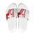 Switzerland Flag Slide Sandals Swiss Map Red-White Distressed - Wonder Print Shop