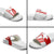 Switzerland Flag Slide Sandals Swiss Map Red-White Distressed - Wonder Print Shop