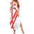 Switzerland Flag Summer Maxi Dress Swiss Map Red-White Distressed - Wonder Print Shop