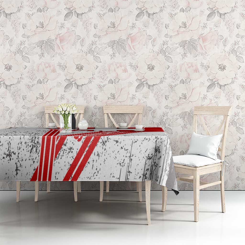 Switzerland Flag Tablecloth Swiss Map Red-White Distressed - Wonder Print Shop