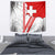 Switzerland Flag Tapestry Swiss Map Red-White Distressed - Wonder Print Shop