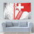 Switzerland Flag Tapestry Swiss Map Red-White Distressed - Wonder Print Shop