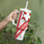 Switzerland Flag Tumbler With Handle Swiss Map Red-White Distressed - Wonder Print Shop