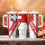 Switzerland Flag Tumbler With Handle Swiss Map Red-White Distressed - Wonder Print Shop