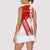 Switzerland Flag Women Sleeveless Polo Shirt Swiss Map Red-White Distressed - Wonder Print Shop
