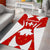 Switzerland Flag Area Rug with Floral Pattern Red and White Sportswear - Wonder Print Shop