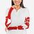 Switzerland Flag Arm Sleeves with Floral Pattern Red and White Sportswear - Wonder Print Shop