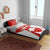 Switzerland Flag Bedding Set with Floral Pattern Red and White Sportswear - Wonder Print Shop