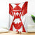 Switzerland Flag Blanket with Floral Pattern Red and White Sportswear - Wonder Print Shop
