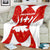 Switzerland Flag Blanket with Floral Pattern Red and White Sportswear - Wonder Print Shop
