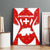 Switzerland Flag Canvas Wall Art with Floral Pattern Red and White Sportswear - Wonder Print Shop