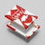 Switzerland Flag Canvas Wall Art with Floral Pattern Red and White Sportswear - Wonder Print Shop