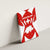 Switzerland Flag Canvas Wall Art with Floral Pattern Red and White Sportswear - Wonder Print Shop