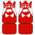 Switzerland Flag Car Mats with Floral Pattern Red and White Sportswear - Wonder Print Shop