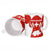 Switzerland Flag Ceramic Mug with Floral Pattern Red and White Sportswear - Wonder Print Shop