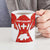 Switzerland Flag Ceramic Mug with Floral Pattern Red and White Sportswear - Wonder Print Shop
