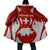 Switzerland Flag Cloak with Floral Pattern Red and White Sportswear - Wonder Print Shop