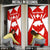 Switzerland Flag Door Cover with Floral Pattern Red and White Sportswear - Wonder Print Shop